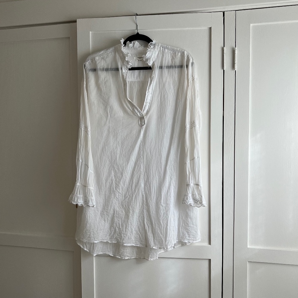 ISABEL MARANT Etoile Sheer Shirtdress